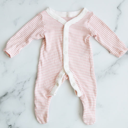 M&S Stripe Babygrow (NB)