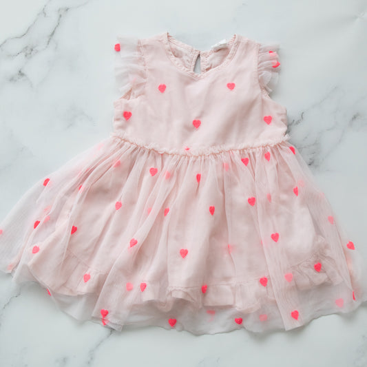 H&M Love Heart Dress (6-9M)