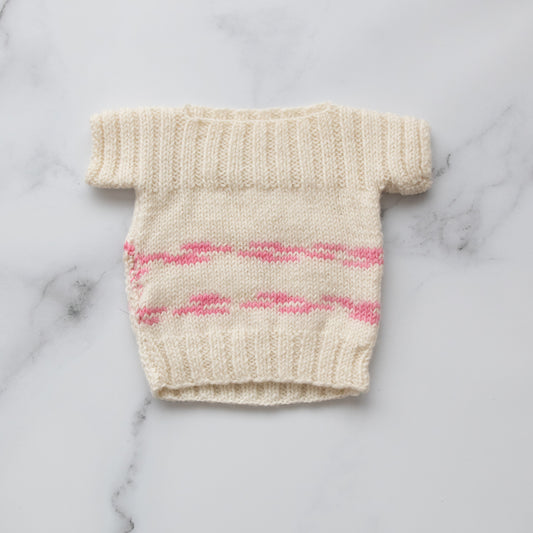 Pink Stripe Vest (0-3M)