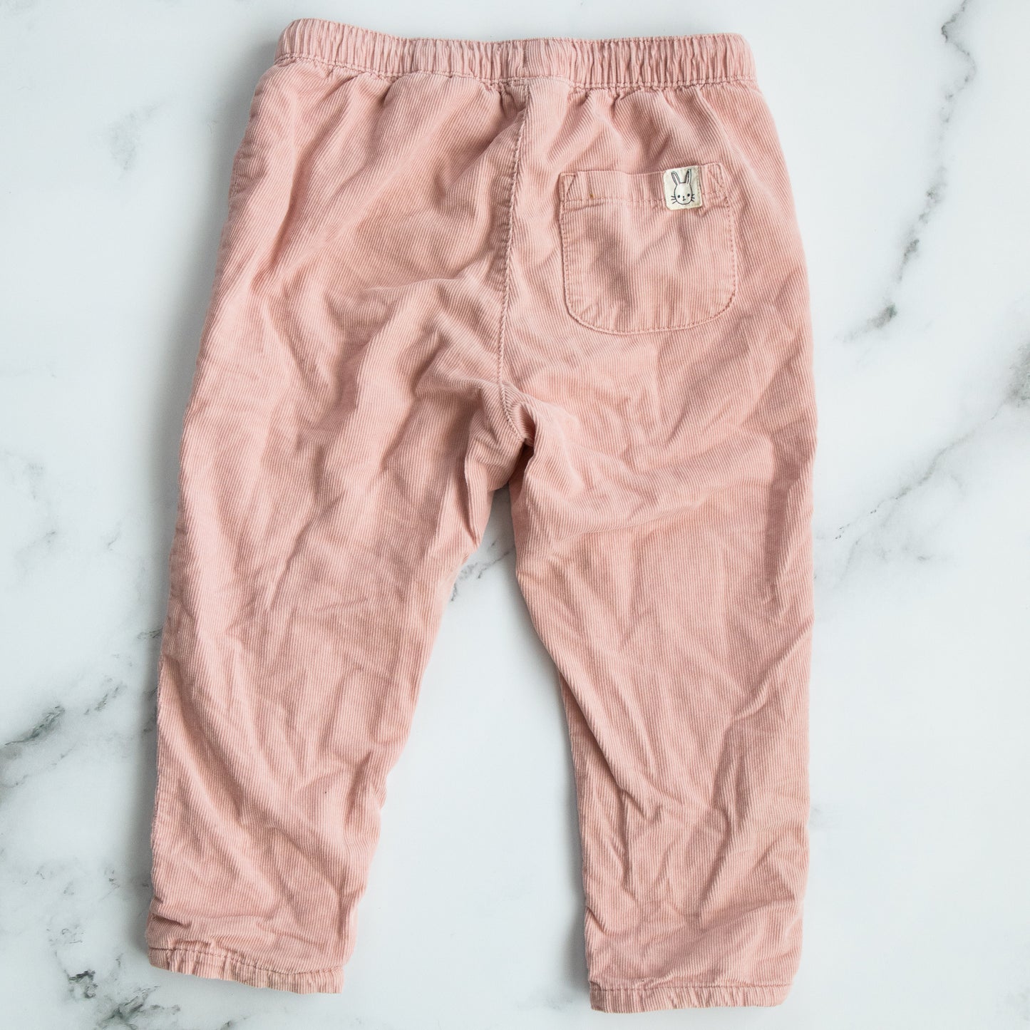 H&M Pink Suade Trousers (12-18M)