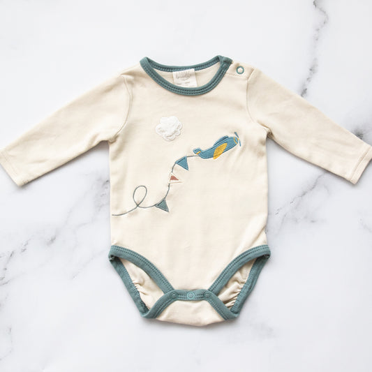 Little Bundle Airplane Bodysuit (NB)